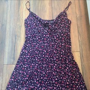 flower printed dress